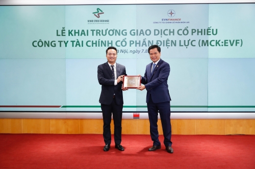 Cổ phiếu EVNFinance lên sàn, khẳng định thương hiệu 10 năm Cổ phiếu EVNFinance lên sàn, khẳng định thương hiệu 10 năm