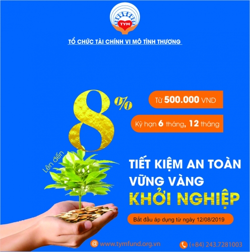 TYM triển khai chương trình Tiết kiệm an toàn - Vững vàng khởi nghiệp TYM triển khai chương trình Tiết kiệm an toàn - Vững vàng khởi nghiệp