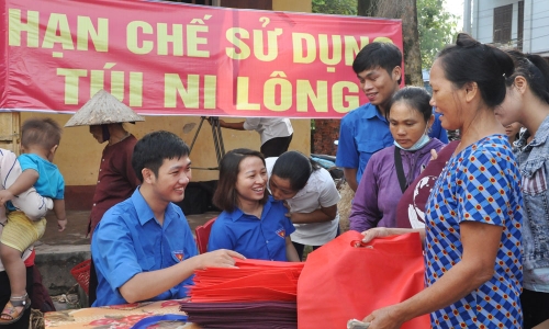 Mô hình Chợ dân sinh hạn chế rác thải nhựa