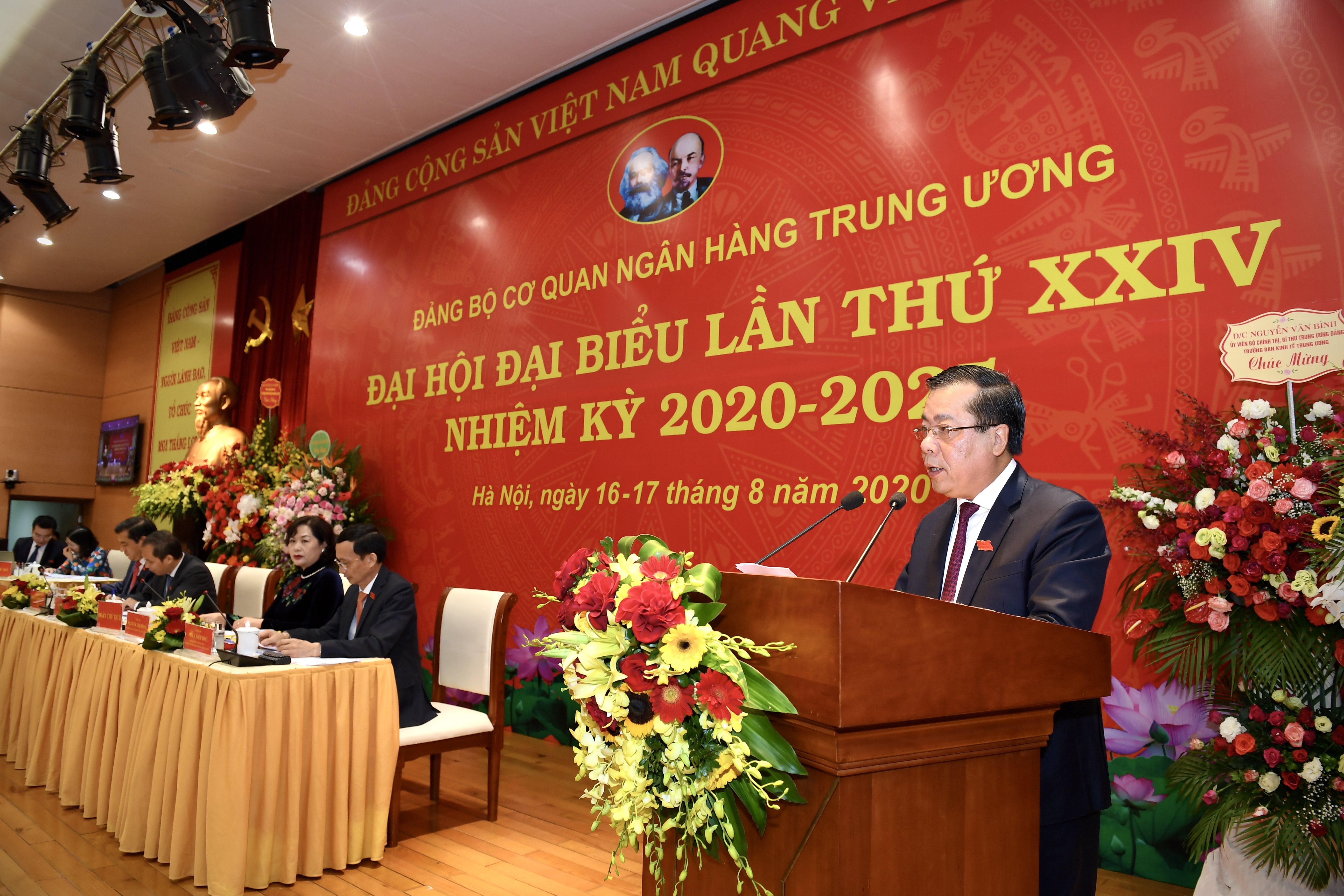 Khai mạc Đại hội Đảng bộ cơ quan Ngân hàng Trung ương lần thứ XXIV khai mac dai hoi dang bo co quan ngan hang trung uong lan thu xxiv