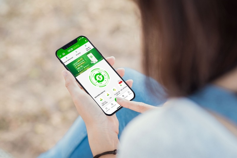 ung dung ekyc mo tai khoan chi luong truc tuyen tren ocb omni