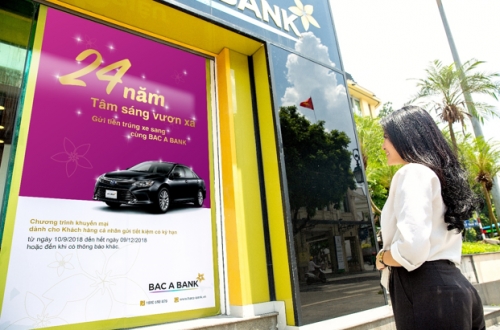 BAC A BANK: Khuyến mại tiền gửi hấp dẫn mừng 24 năm thành lập