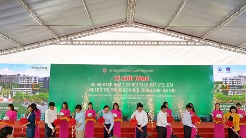 Khởi công dự án nhà ở xã hội tại huyện Đông Anh Khởi công dự án nhà ở xã hội tại huyện Đông Anh