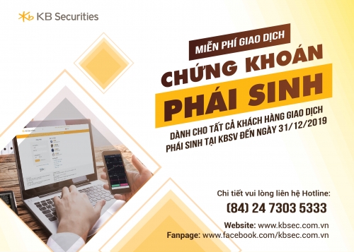 Miễn phí giao dịch phái sinh tại KBSV