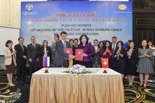 Ngân hàng Nhà nước chủ trì Kỳ họp lần thứ 17 Tổ Công tác Việt – Nga về hợp tác ngân hàng