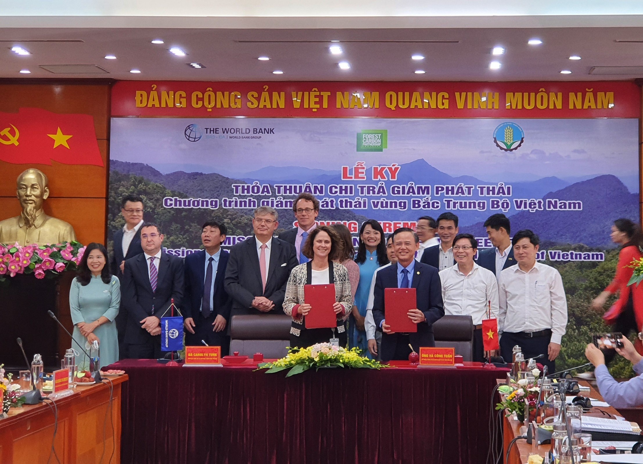 Lễ ký Thỏa thuận chi trả Chương trình giảm phát thải vùng Bắc Trung Bộ le ky thoa thuan chi tra chuong trinh giam phat thai vung bac trung bo