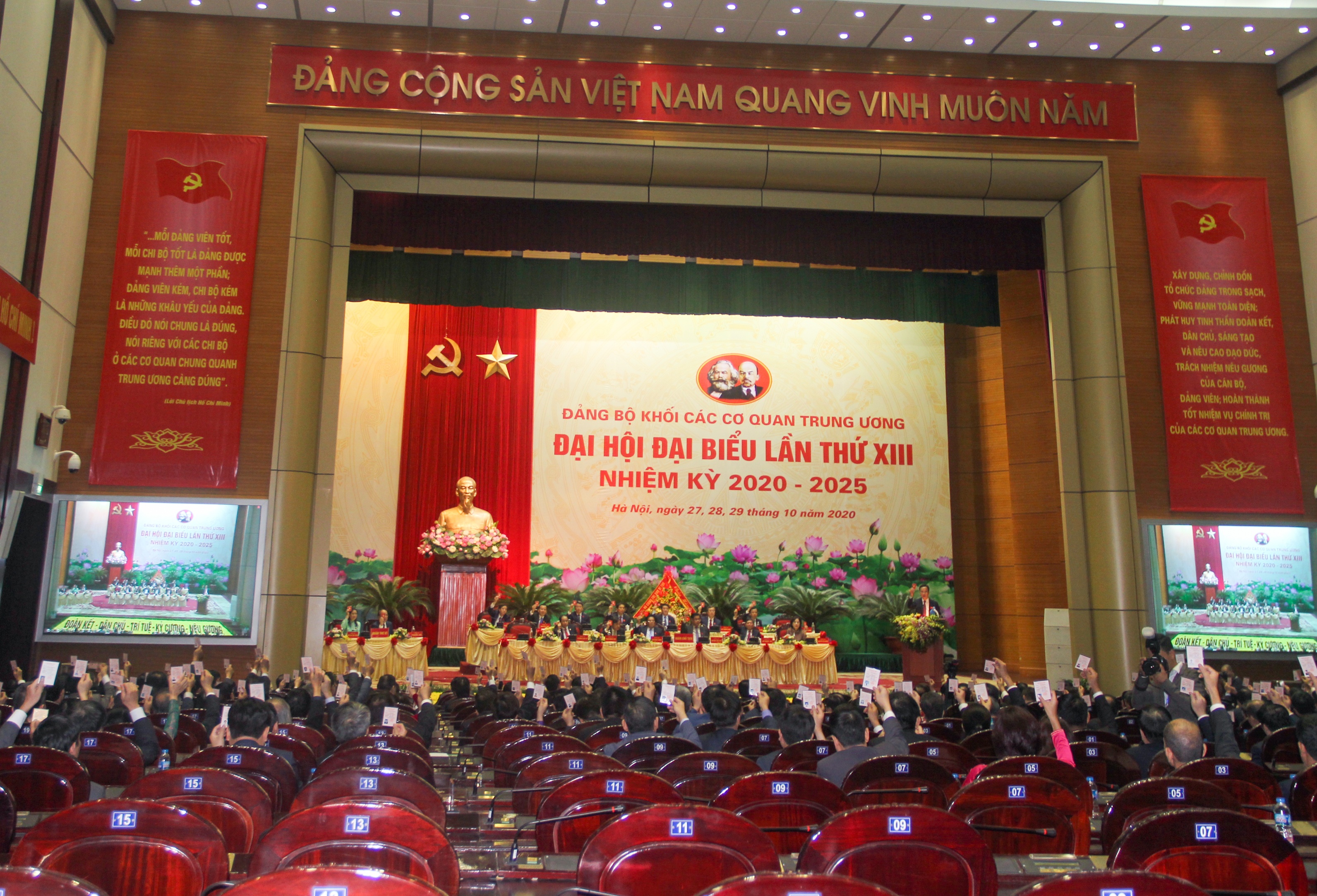 dai hoi dai bieu dang bo khoi cac co quan trung uong lan thu xiii thanh cong tot dep