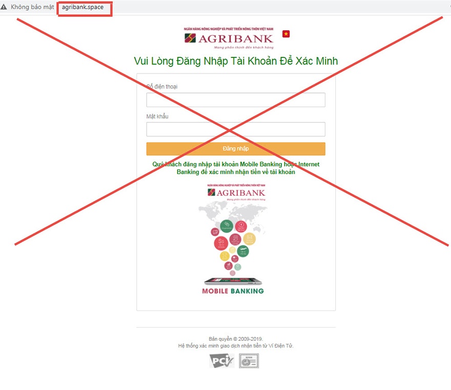 Agribank khuyến cáo khách hàng trước các thủ đoạn lừa đảo đánh cắp thông tin thông qua các trang điện tử giả mạo agribank khuyen cao khach hang truoc cac thu doan lua dao danh cap thong tin thong qua cac trang dien tu gia mao