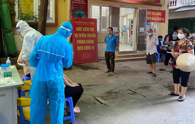 ha noi chi xet nghiem voi nguoi den tu dia ban co dich o cap do 4