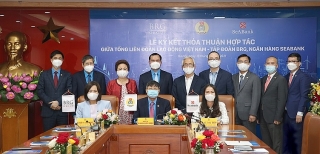 Tổng Liên đoàn Lao động Việt Nam ký hợp tác với BRG và SeABank
