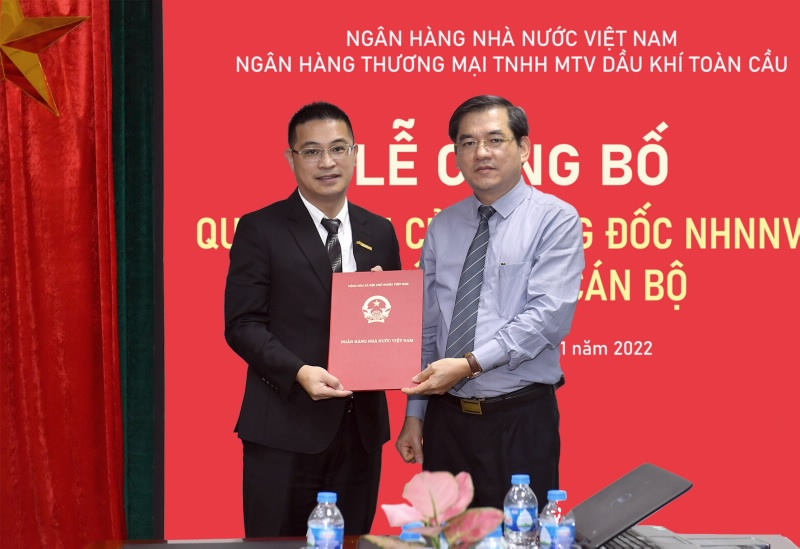 cong bo quyet dinh bo nhiem pho tong giam doc gpbank