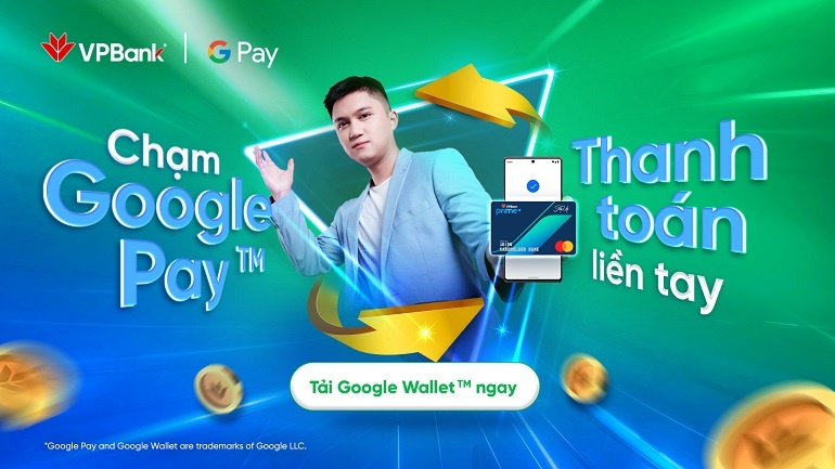 vpbank trien khai google wallet cho the tin dung va ghi no quoc te mastercard va visa