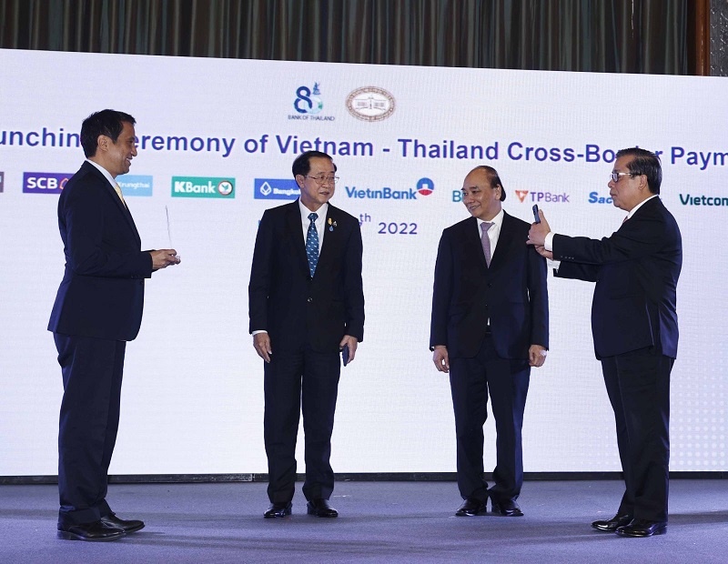 Việt Nam và Thái Lan công bố kết nối thanh toán bán lẻ ứng dụng mã QR code