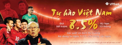Sôi động cùng AFF Cup 2018, VPBank công bố ưu đãi 