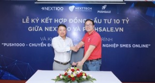 Next100.vn tài trợ vốn cho PushSale.vn chuyển đổi số toàn diện cho các DN bán hàng online.