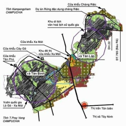 Nâng cấp cửa khẩu phụ Chàng Riệc (Tây Ninh) Nâng cấp cửa khẩu phụ Chàng Riệc (Tây Ninh)