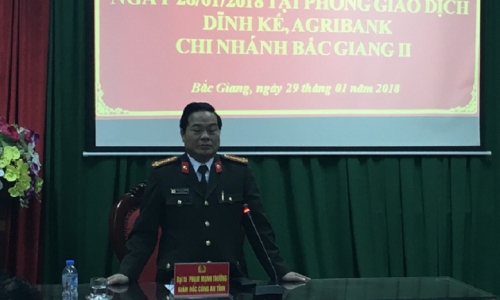 Bắt gọn đối tượng cướp Agribank Dĩnh Kế; thu hồi hơn 1 tỷ đồng