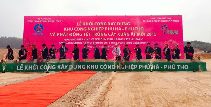 Viglacera khởi công xây dựng KCN Phú Hà