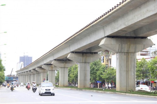 Tuyến đường sắt Cát Linh - Hà Đông: Cần có chế tài đối với thi công chậm Tuyến đường sắt Cát Linh - Hà Đông: Cần có chế tài đối với thi công chậm