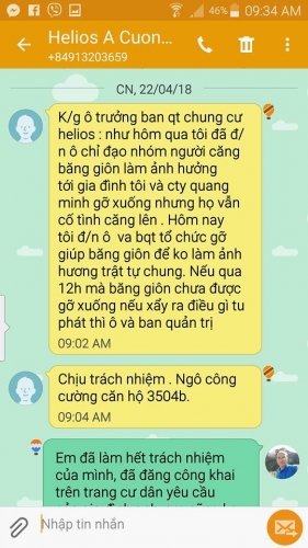 Cư dân Helios Tower (75 Tam Trinh) bị chủ đầu tư dự án kế bên đe dọa