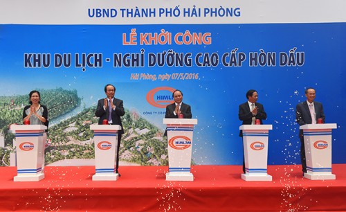 Khởi công dự án du lịch Hòn Dấu (Hải Phòng)