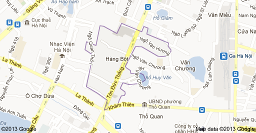 Hà Nội: Phê duyệt giá đất bồi thường GPMB thực hiện dự án tại Hàng Bột