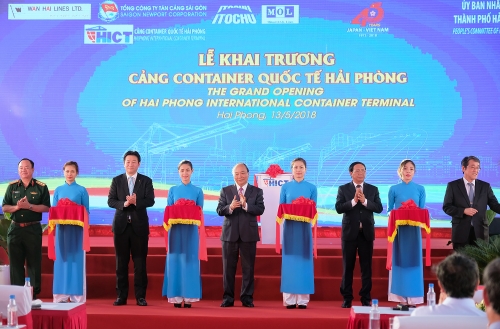 Khai trương Cảng container quốc tế Hải Phòng