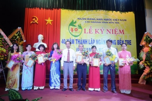 Ngành Ngân hàng Bến Tre kỷ niệm 40 năm thành lập