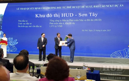 Đẩy nhanh tiến độ xây dựng hạ tầng dự án Khu đô thị HUD-Sơn Tây