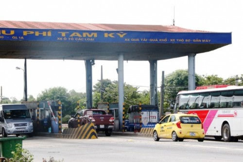 Giảm phí đường bộ trạm Tam Kỳ, Quảng Nam