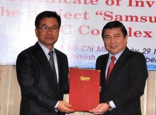 Samsung tăng vốn Dự án Samsung HCMC CE Complex lên 2 tỷ USD