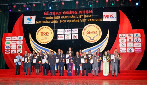 Tập đoàn GFS được vinh danh Top 20 “Nhãn hiệu hàng đầu Việt Nam năm 2017”