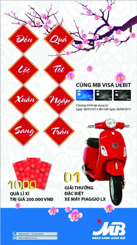 MB ra mắt Thẻ ghi nợ quốc tế MB Visa Debit