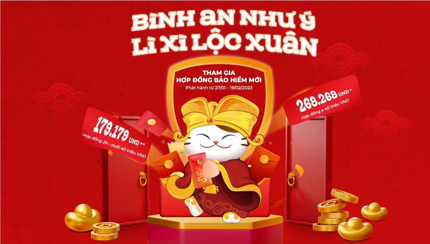 loc xuan cho khach hang tham gia bao hiem tai sacombank