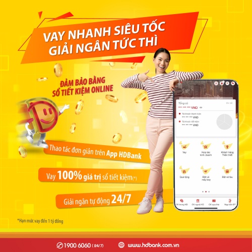 Vay nhanh siêu tốc, giải ngân tức thì với app HDBank vay nhanh sieu toc giai ngan tuc thi voi app hdbank