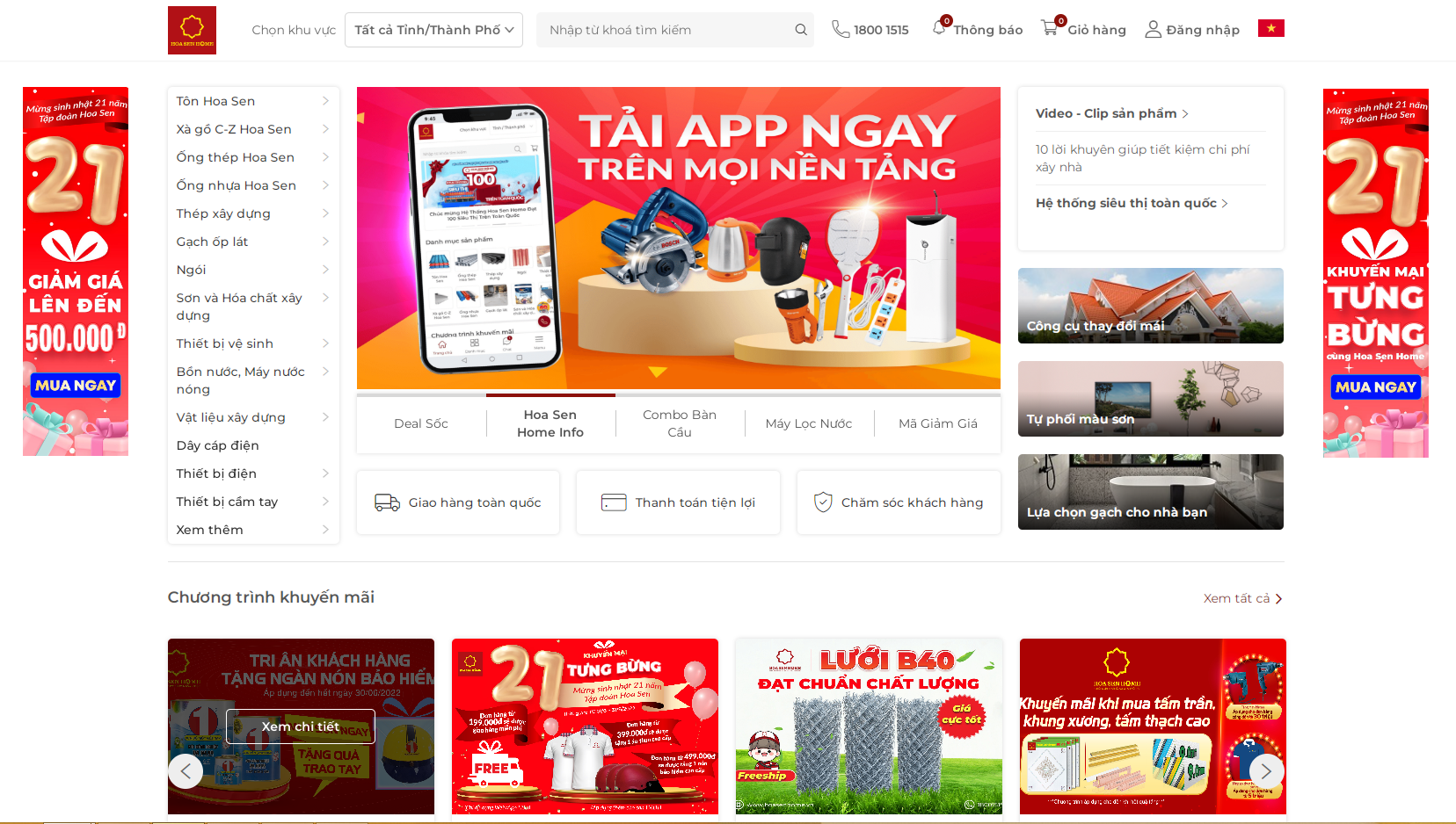 ngap tran deal hot mung sinh nhat 21 nam hoa sen group