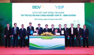 BIDV và VSIP ký kết Hợp đồng tín dụng tài trợ xây dựng Khu công nghiệp VSIP III
