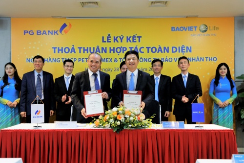 pg bank va bao viet nhan tho cong bo hop tac toan dien