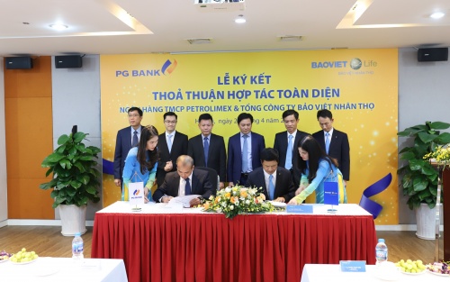 pg bank va bao viet nhan tho cong bo hop tac toan dien