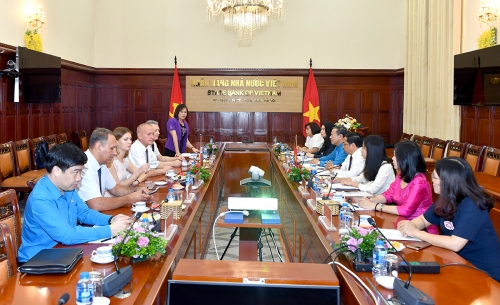 Phó Thống đốc Đào Minh Tú tiếp đoàn đại biểu Công đoàn ngành Tài chính - Ngân hàng Belarus