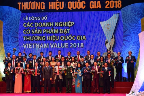 Vietcombank và Tân Á Đại Thành đạt Thương hiệu quốc gia 2018