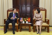 Thống đốc NHNN Nguyễn Thị Hồng tiếp Đại sứ Đặc mệnh Toàn quyền Hoa Kỳ tại Việt Nam