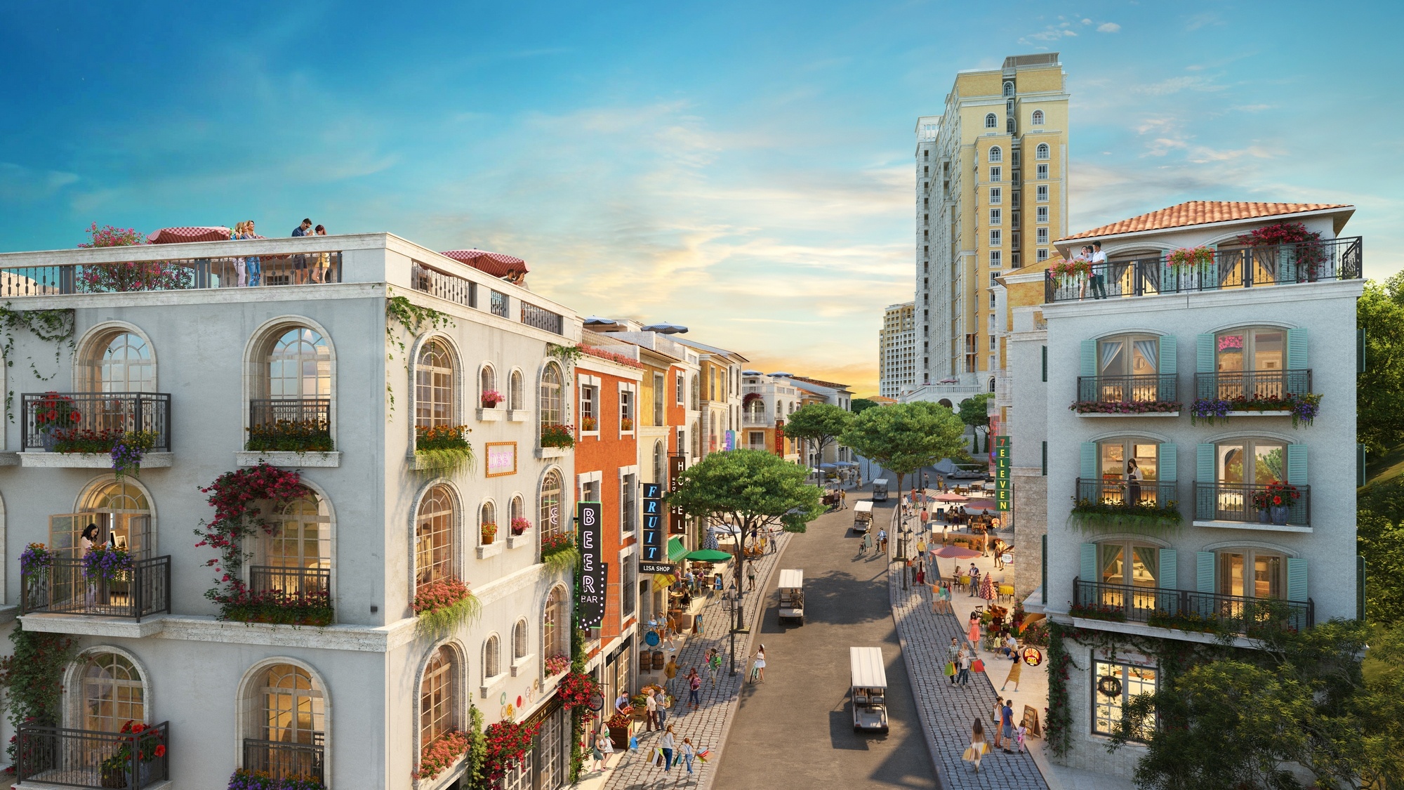 kinh doanh dich vu tai nam phu quoc moi con duong deu dan ve shophouse the center