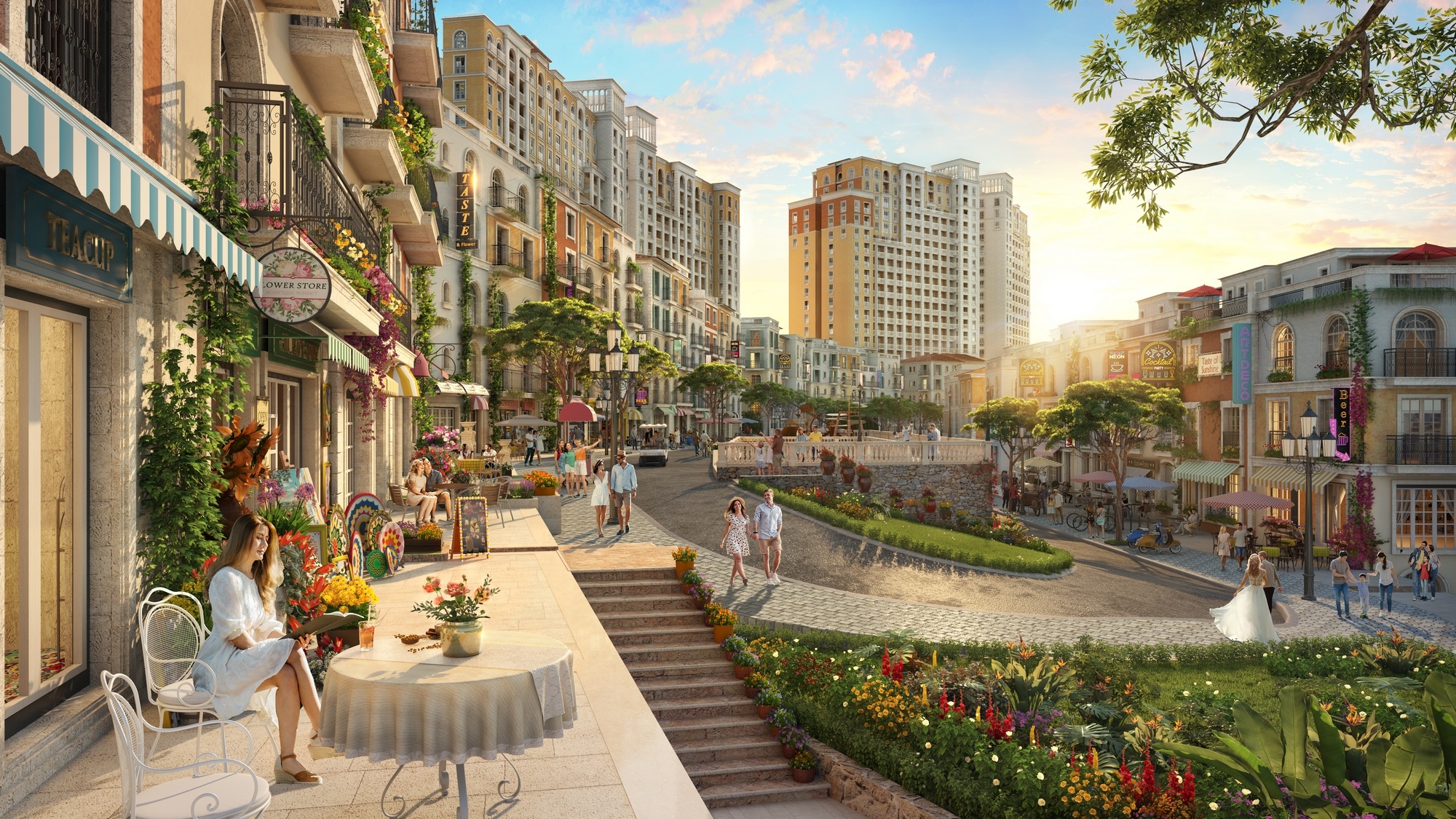 kinh doanh dich vu tai nam phu quoc moi con duong deu dan ve shophouse the center