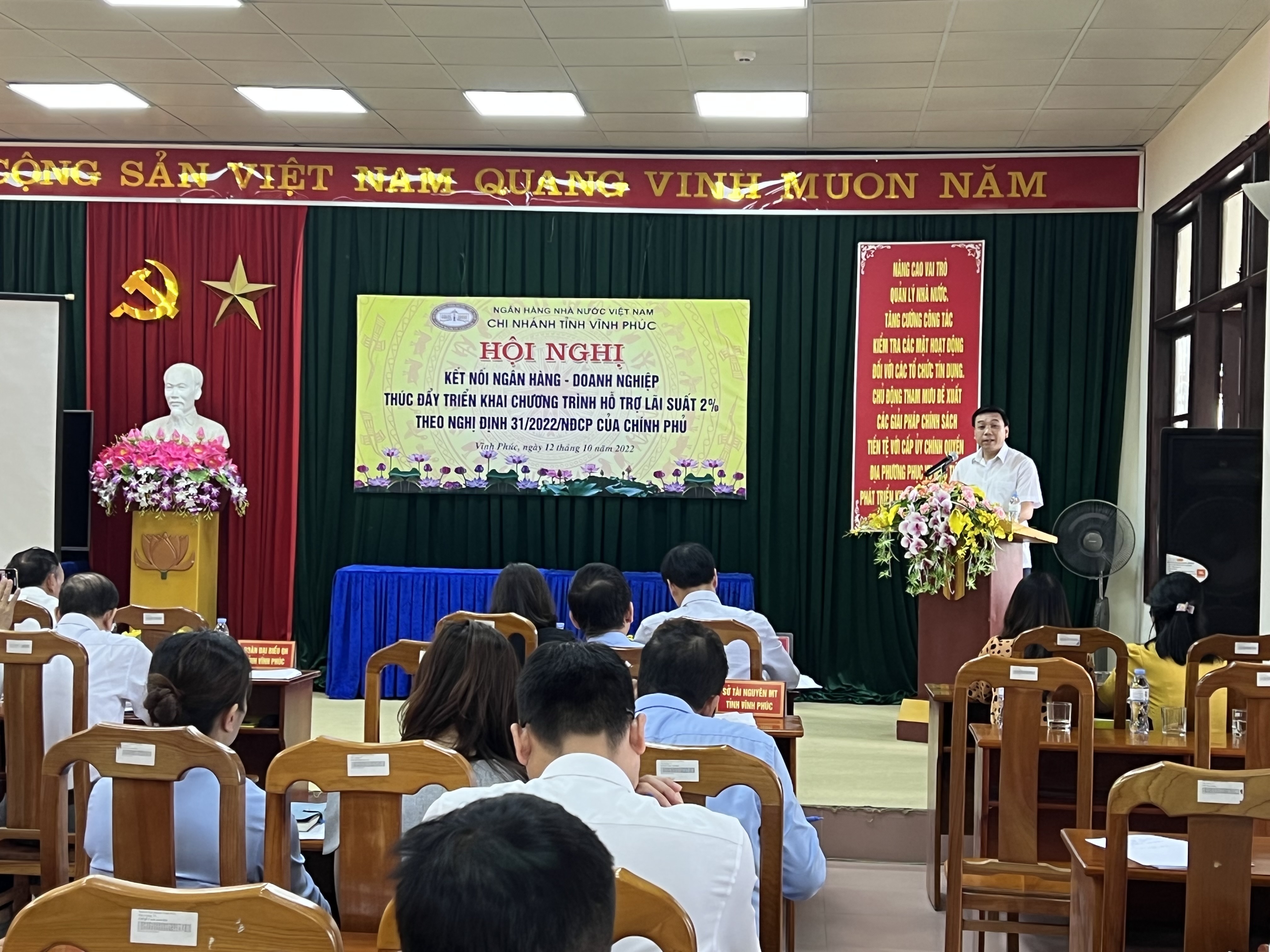 NHNN tỉnh Vĩnh Phúc: Đẩy mạnh triển khai chương trình hỗ trợ lãi suất theo Nghị định 31 của Chính phủ NHNN tỉnh Vĩnh Phúc: Đẩy mạnh triển khai chương trình hỗ trợ lãi suất theo Nghị định 31 của Chính phủ