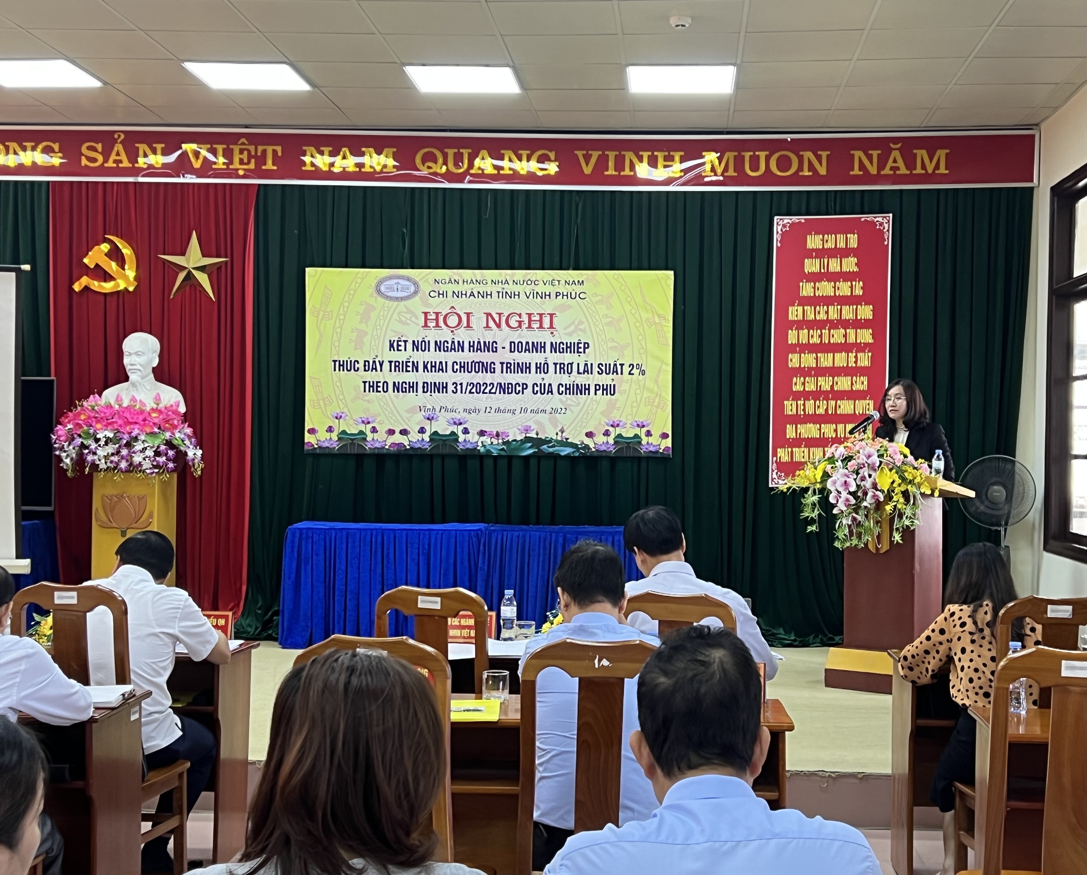 NHNN tỉnh Vĩnh Phúc: Đẩy mạnh triển khai chương trình hỗ trợ lãi suất theo Nghị định 31 của Chính phủ NHNN tỉnh Vĩnh Phúc: Đẩy mạnh triển khai chương trình hỗ trợ lãi suất theo Nghị định 31 của Chính phủ