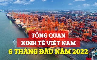 [Infographic] Tổng quan kinh tế Việt Nam 6 tháng đầu năm 2022