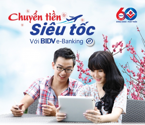 Nhiều ưu đãi khi sử dụng dịch vụ chuyển tiền siêu tốc của BIDV