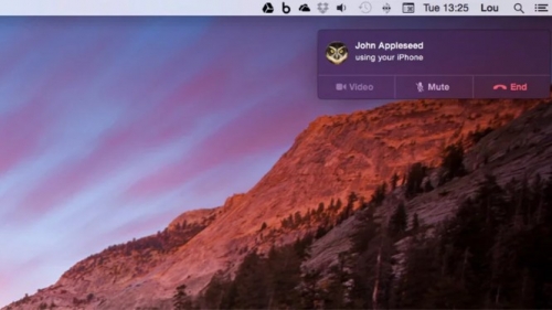 Gọi điện thoại trên iPhone bằng MacBook Gọi điện thoại trên iPhone bằng MacBook