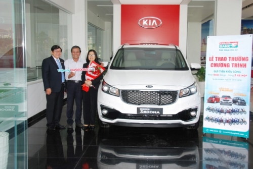 Kienlongbank: Giải đặc biệt CTKM là xe Kia Sedona đã có chủ